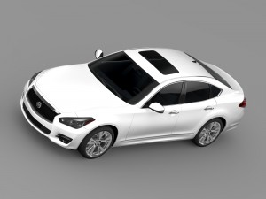 nissan fuga y51 2016 3D 模型