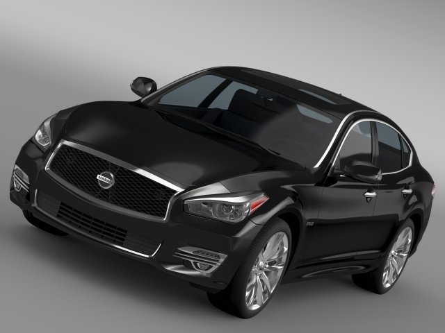 nissan fuga hybrid y51 2016 Modèle 3D .c4d .max .obj .3ds .fbx .stl .blend 