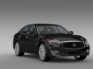 nissan fuga hybrid y51 2016 Modèle 3D
