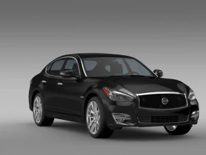 nissan fuga hybrid y51 2016 3D Model
