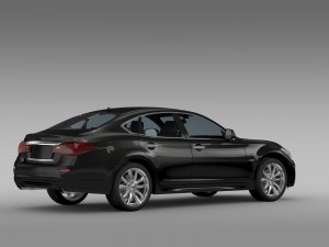nissan fuga hybrid y51 2016 Modèle 3D