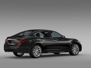 nissan fuga hybrid y51 2016 3D Model