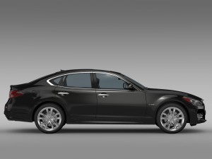 nissan fuga hybrid y51 2016 Modèle 3D