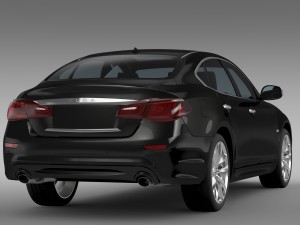 nissan fuga hybrid y51 2016 Modèle 3D
