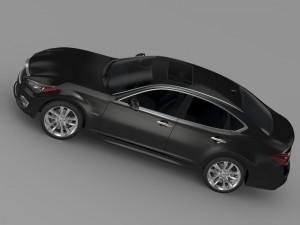 nissan fuga hybrid y51 2016 Modèle 3D
