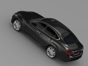 nissan fuga hybrid y51 2016 Modèle 3D