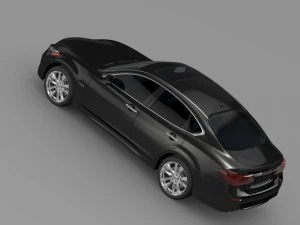 nissan fuga hybrid y51 2016 3D Model