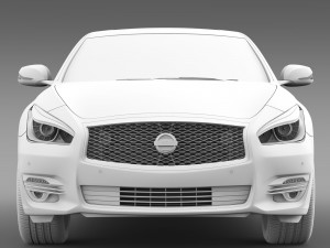 nissan fuga hybrid y51 2016 Modèle 3D