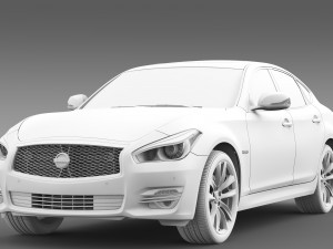 nissan fuga hybrid y51 2016 Modèle 3D