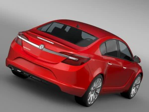vauxhall insignia 2015 3D Model