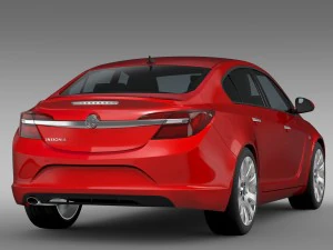 vauxhall insignia 2015 3D Model