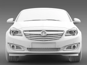 vauxhall insignia 2015 3D Model