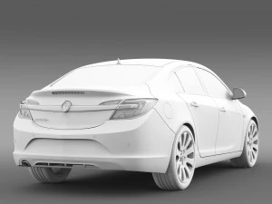 vauxhall insignia 2015 3D Model