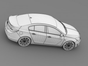 vauxhall insignia 2015 3D-Modell