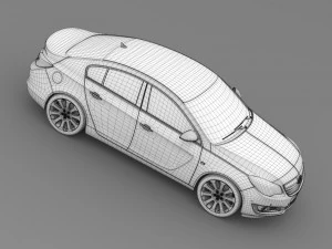 vauxhall insignia 2015 3D Model