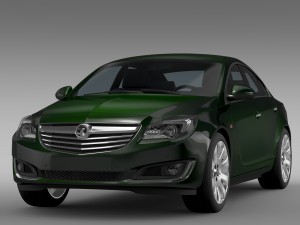 vauxhall insignia ecoflex 2015 3D Модель