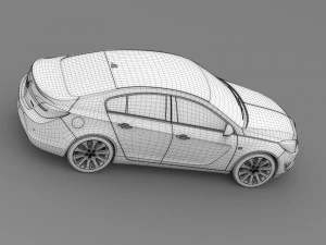 vauxhall insignia ecoflex 2015 3D Model