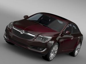 vauxhall insignia hatchback 2015 3D Model