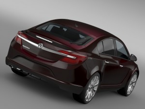 vauxhall insignia hatchback 2015 Model 3D