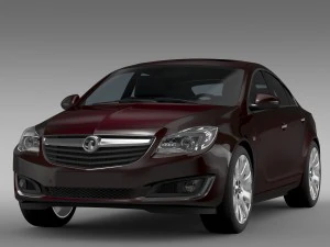 vauxhall insignia hatchback 2015 3D Model