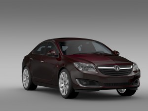 vauxhall insignia hatchback 2015 Model 3D