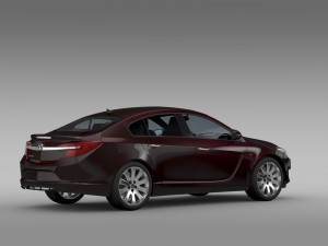 vauxhall insignia hatchback 2015 Model 3D