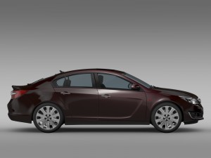 vauxhall insignia hatchback 2015 Model 3D