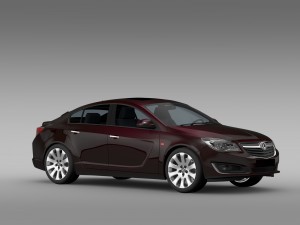 vauxhall insignia hatchback 2015 Model 3D