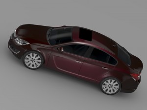 vauxhall insignia hatchback 2015 Model 3D