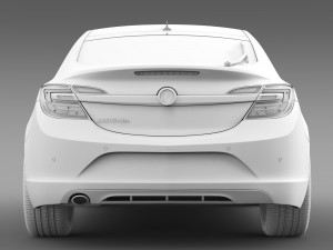 vauxhall insignia hatchback 2015 Model 3D