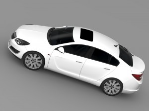 vauxhall insignia hatchback ecoflex 2015 3D Model