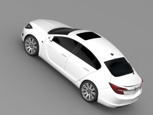 vauxhall insignia hatchback ecoflex 2015 3D Model