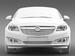 vauxhall insignia hatchback ecoflex 2015 3D Model