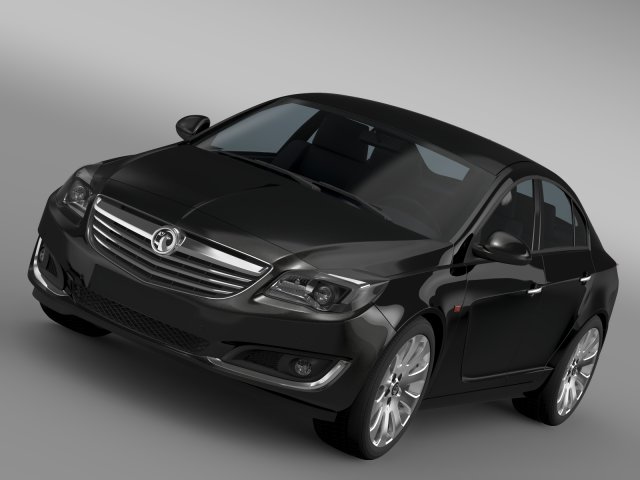 vauxhall insignia turbo 2015 3D Модель .c4d .max .obj .3ds .fbx .stl .blend 