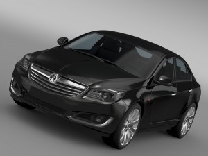 vauxhall insignia turbo 2015 Modello 3D