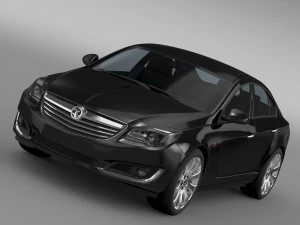 vauxhall insígnia turbo 2015 Modelo 3D