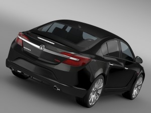 vauxhall insignia turbo 2015 3D Модель