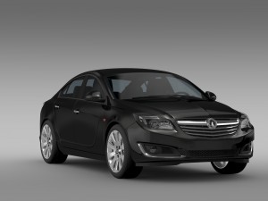 vauxhall insignia turbo 2015 3D Модель