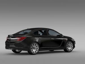 vauxhall insignia turbo 2015 3D Модель