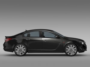 vauxhall insignia turbo 2015 3D Модель
