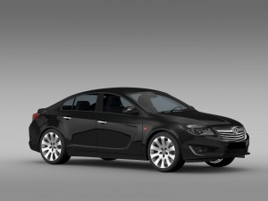 vauxhall insignia turbo 2015 3D Модель