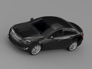 vauxhall insignia turbo 2015 3D Модель