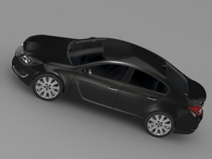 vauxhall insignia turbo 2015 3D Модель