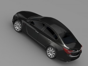 vauxhall insignia turbo 2015 3D Модель