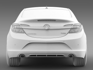 vauxhall insignia turbo 2015 3D Модель