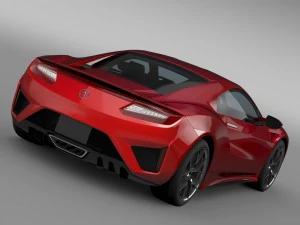 acura nsx 2016 3D Model