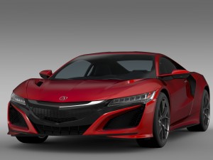 acura nsx 2016 3D Модель