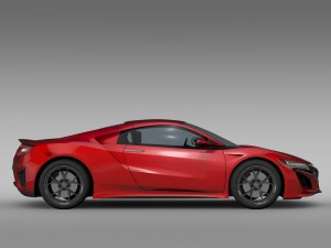 acura nsx 2016 3D Модель
