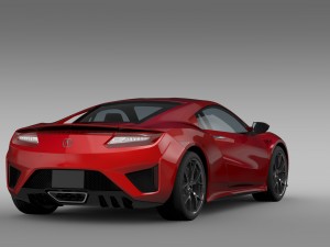 acura nsx 2016 3D Модель