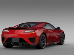 acura nsx 2016 3D Model